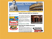Tablet Screenshot of italiancarousel.net